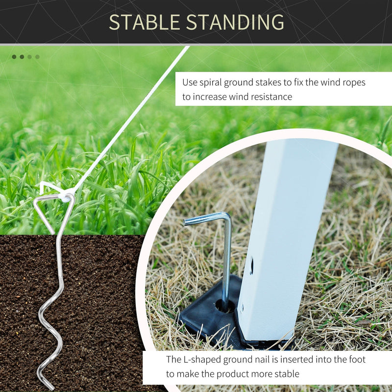 3x3 Pop Up Gazebo With Mesh Sides, Tan