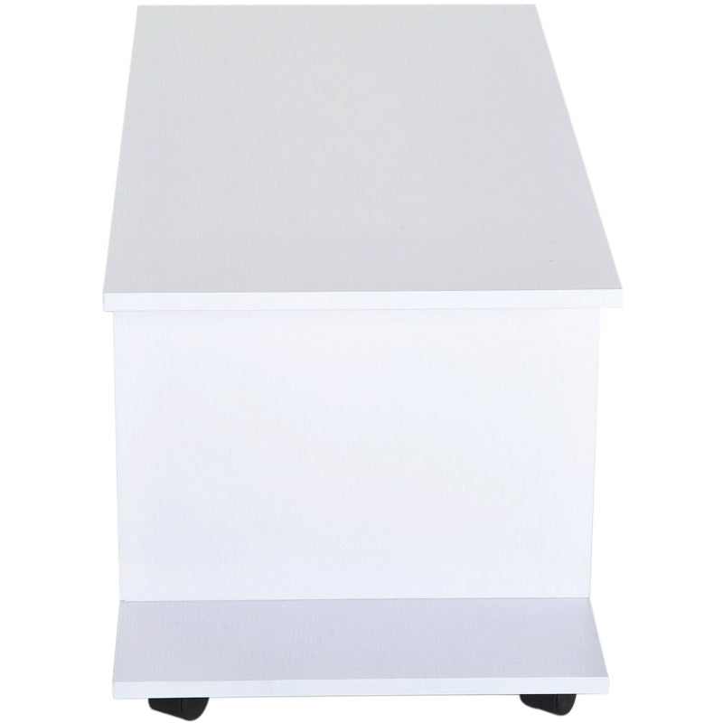 Compact TV Stand with Shelves, (80x40x40cm)