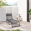 Portable Sun Lounger For Beach, Garden, Pool Outsunny