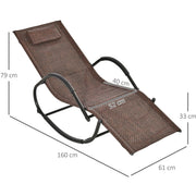 Rocking Sun Chair Outsunny