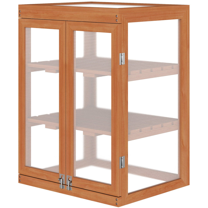 Small Wooden Greenhouse, Cold Frame, 3-Tier, 58 x 44 x 78cm