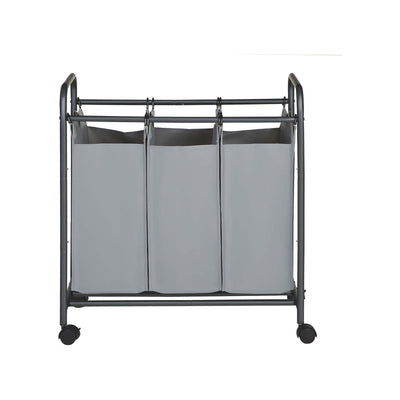 Songmics Triple Laundry Sorter, Grey Songmics