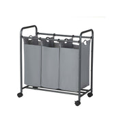 Songmics Triple Laundry Sorter, Grey Songmics