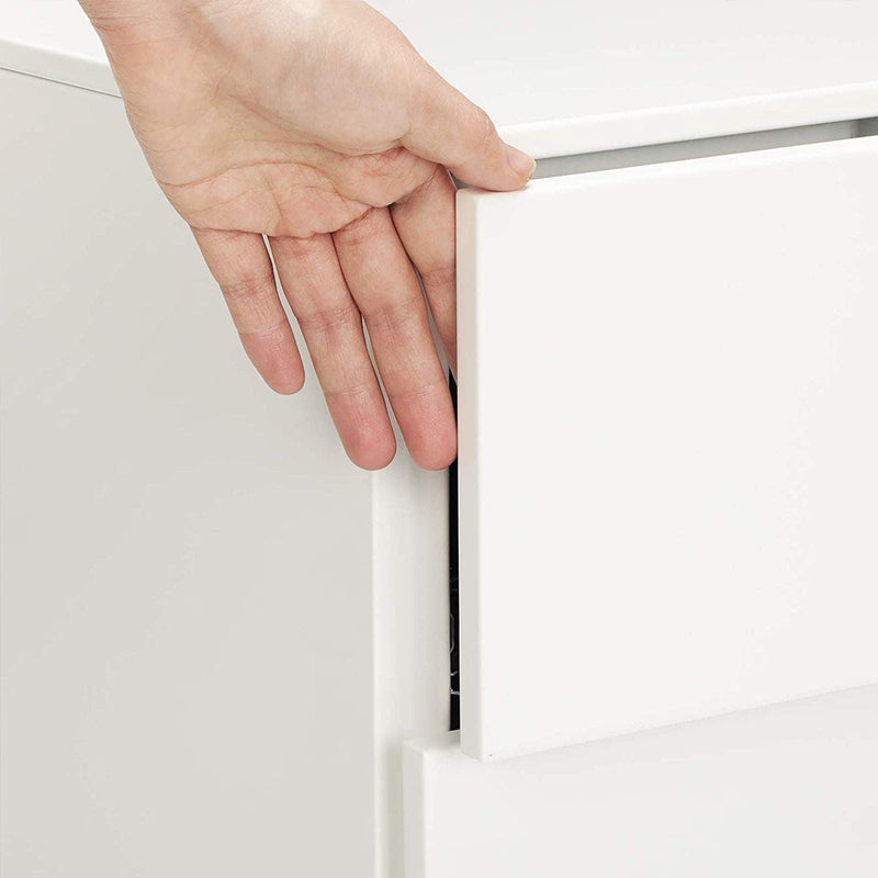 White Metal File Cabinet With Lock 3 Drawers by Songmics