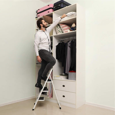 Folding 3 Step Ladder Songmics