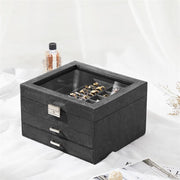 Songmics Jewelry Box With Drawer Grey Songmics