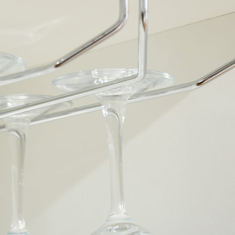 Wine Cabinet Sideboard, 20 Bottle Wine Rack, Glass Holder