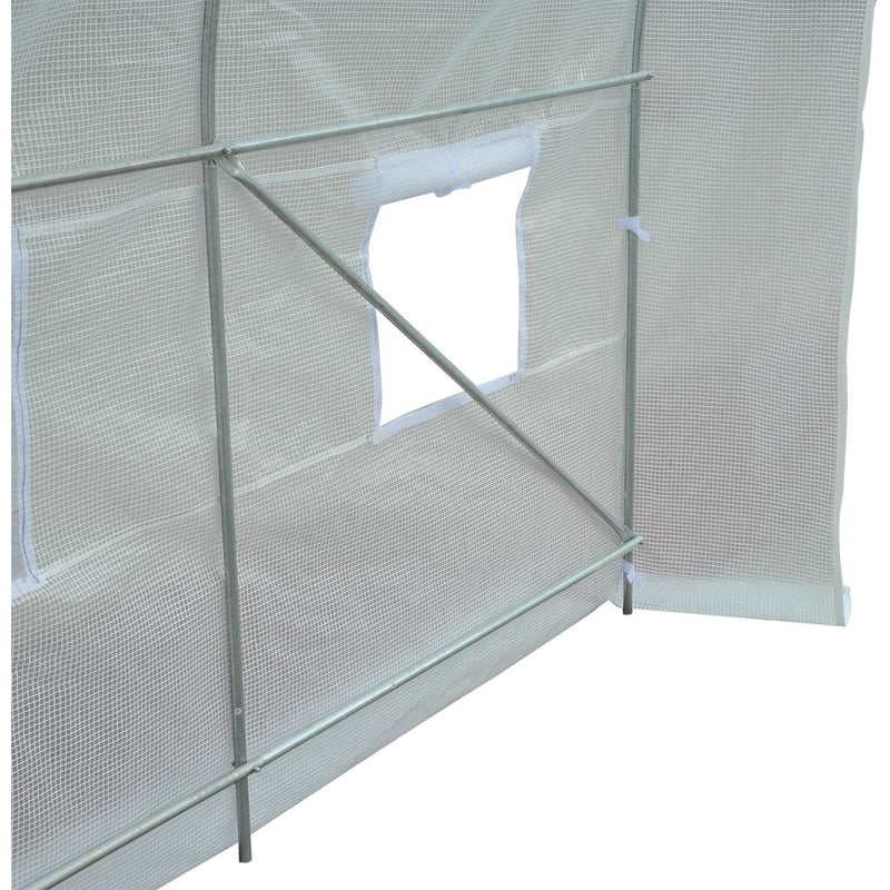 Large Tunnel Greenhouse, Steel Frame, Walk-in, 3.5x2x2m