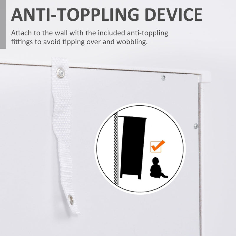 Tall Slim Bathroom Storage Cabinet, 171.5H x 40L x 27Wcm