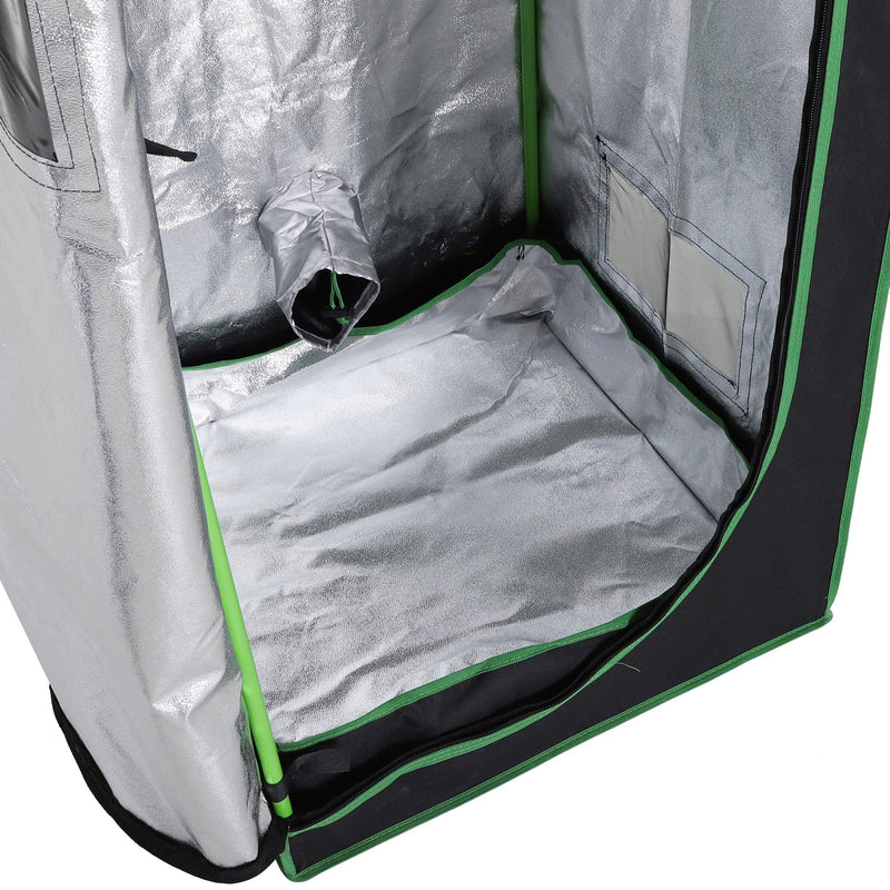 Hydroponic Plant Grow Tent, Window, L60xW60xH140 cm