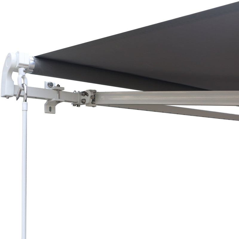 Retractable Awning, Manual,  3 x 2.5m, Grey