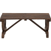Wagon Wheel Bench Outsunny