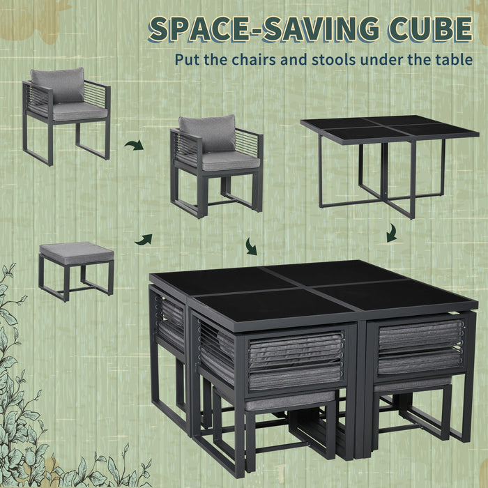 8 Seater Outdoor Dining Table and Chairs