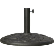 Parasol Base for 38mm and 48mm Poles - Bronze Outsunny