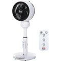 28" Air Circulator Fan, 3 Speed, Oscillation, Height Adjust Homcom