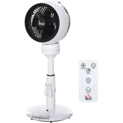 28" Air Circulator Fan, 3 Speed, Oscillation, Height Adjust Homcom