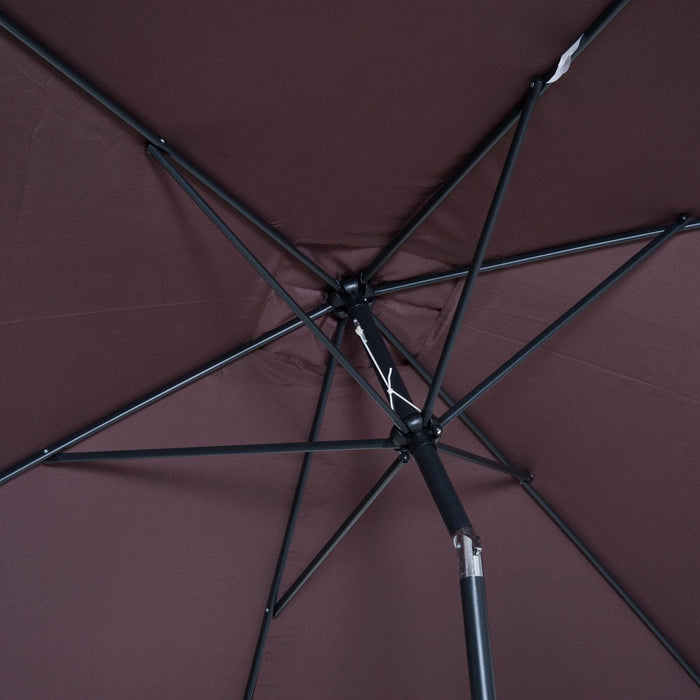 3x2m Patio Umbrella, Tilt/Crank
