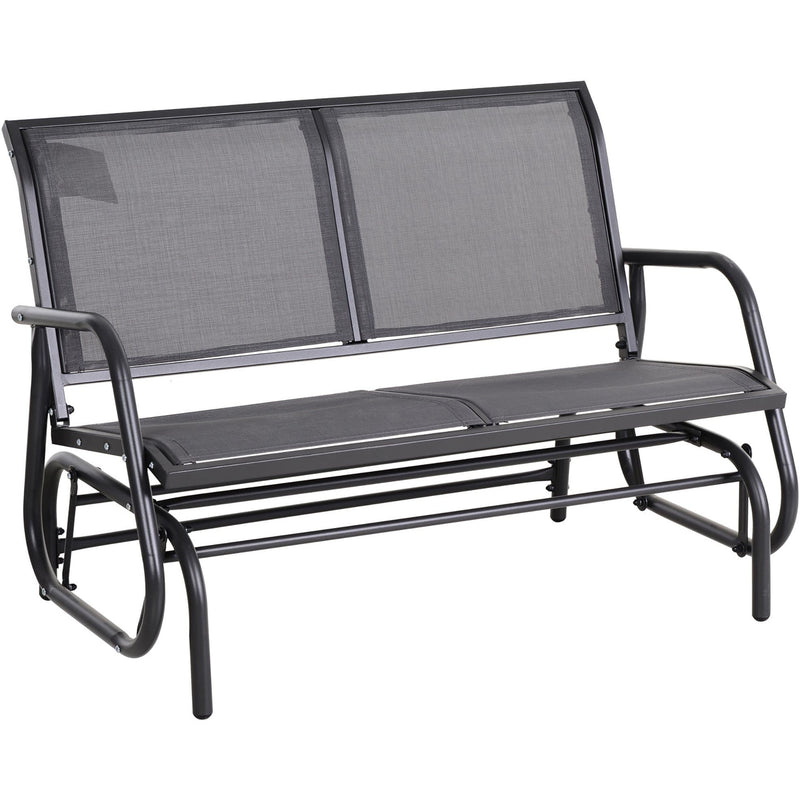 Outdoor Glider Bench, 2 Seater Outsunny