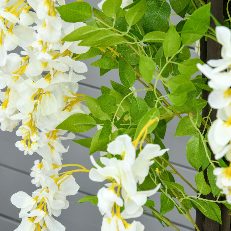 Realistic White Wisteria Tree, 160cm, Indoor/Outdoor Decor