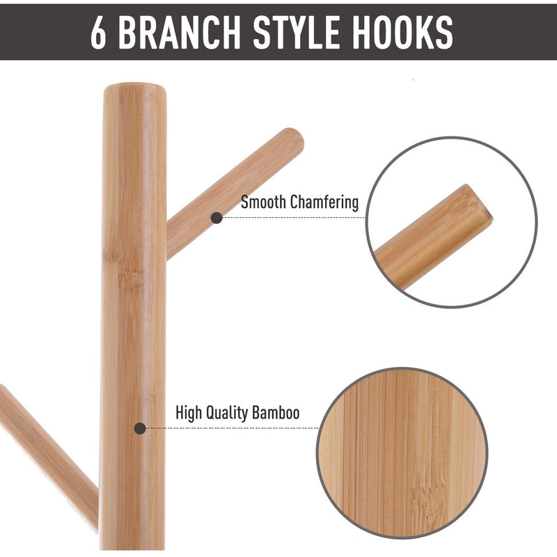 Coat Rack Storage Bench Hall Tree 180 cm