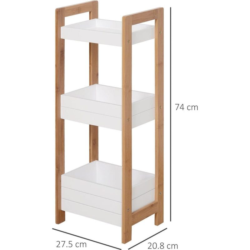 Bamboo Bathroom Storage Unit