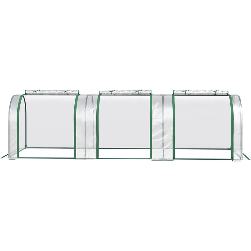 PVC Tunnel Greenhouse 295x100x80cm Clear