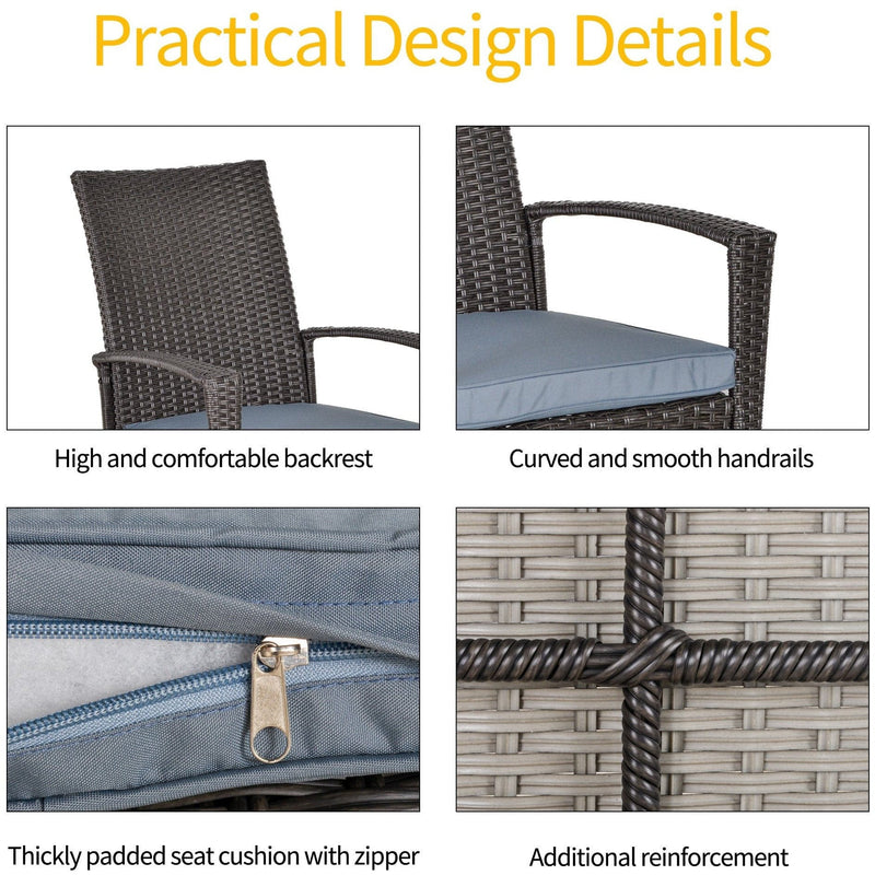 Rattan Outdoor Rocking Chair