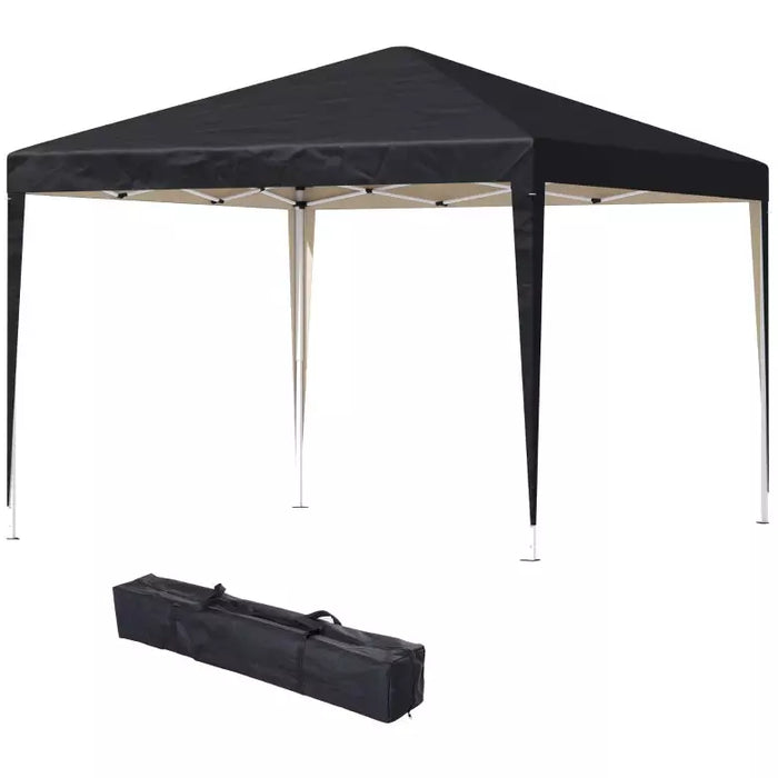 3x3m Pop Up Gazebo Black