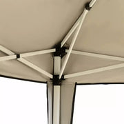 3x3m Pop Up Gazebo Black