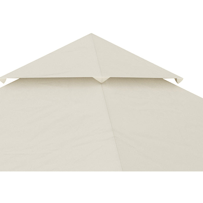 3x3m Replacement Gazebo Canopy, Cream White