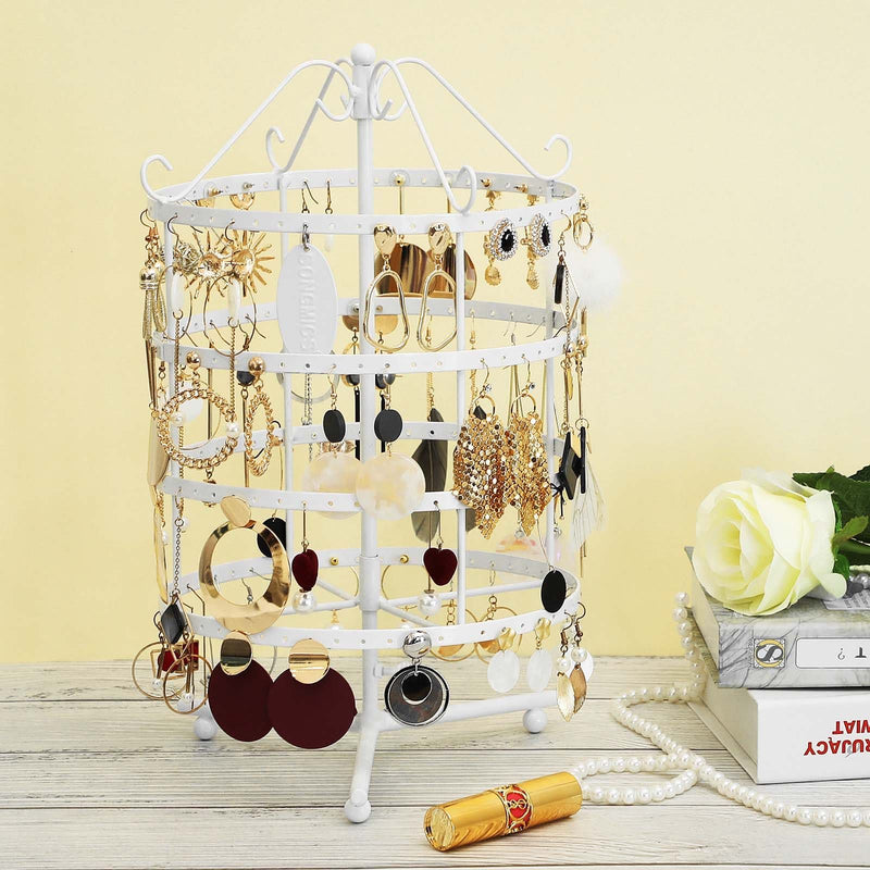 White Metal Jewellery Stand Songmics