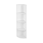 Vasagle Freestanding Corner Shelf White, 4 Tier