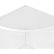 Vasagle Freestanding Corner Shelf White, 4 Tier