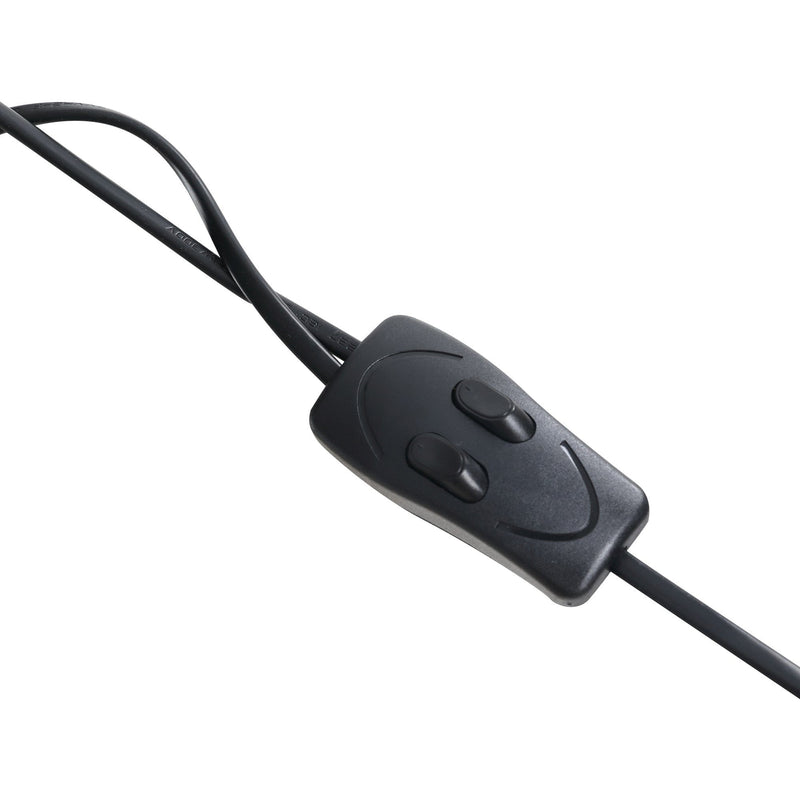 Modern Reading Floor Lamp, 2 Adjustable Heads, Steel