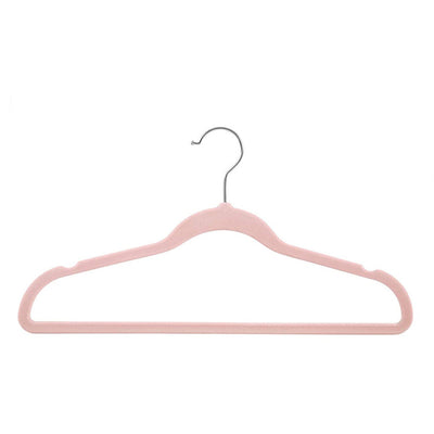 Pack of 30 Long Pink Velvet Clothes Hangers Songmics