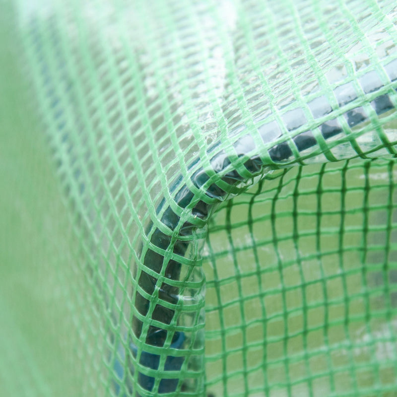 Small Greenhouse For Garden, Roll-Up Door, 180x100x168cm