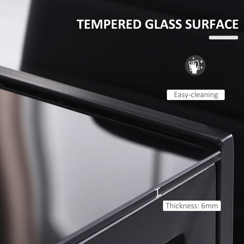 Rectangular Glass Dining Table For 4 People