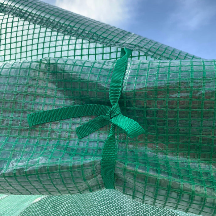 Walk In Polytunnel Greenhouse, PE Cover, 4.5x3x2m