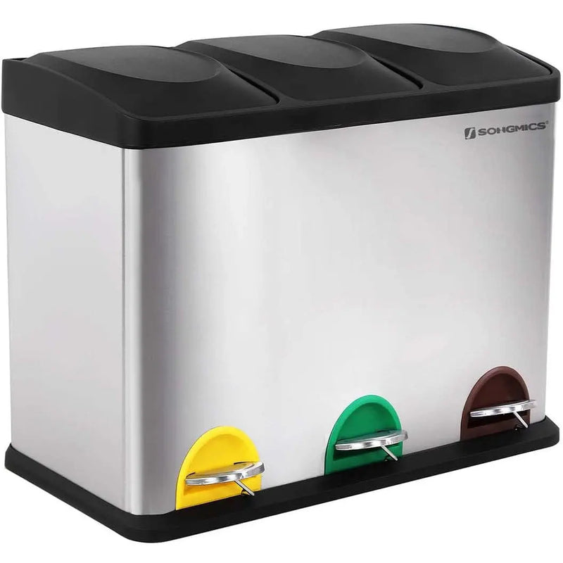 3 Compartment Recycling Bin SONGMICS