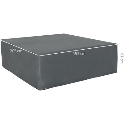 Waterproof Outdoor Garden Furniture Cover,  205 x 192 x 61cm Outsunny