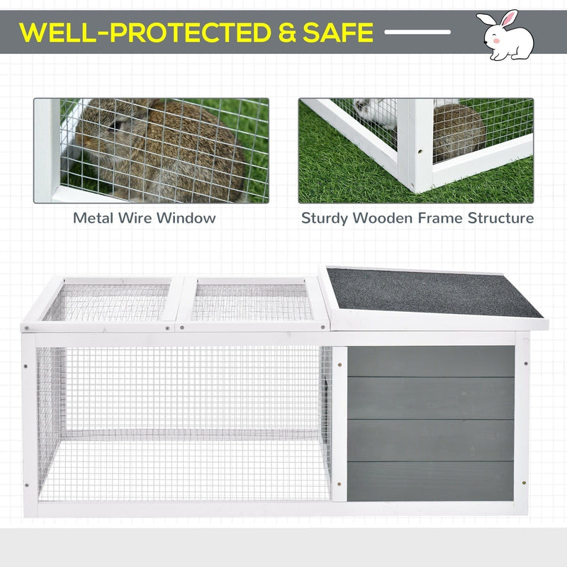 Rabbit Hutch With Run