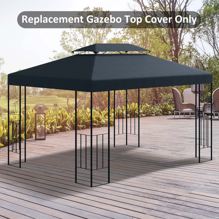 Waterproof Gazebo Canopy Replacement 3x4m (Top Only)