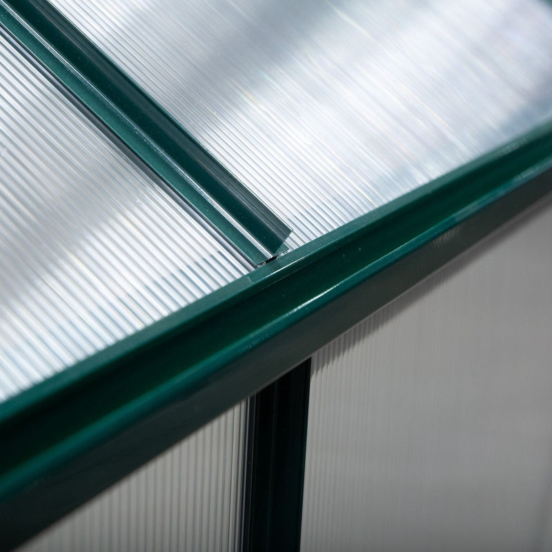 Large Walk In Greenhouse, Aluminium Frame, Sliding Door