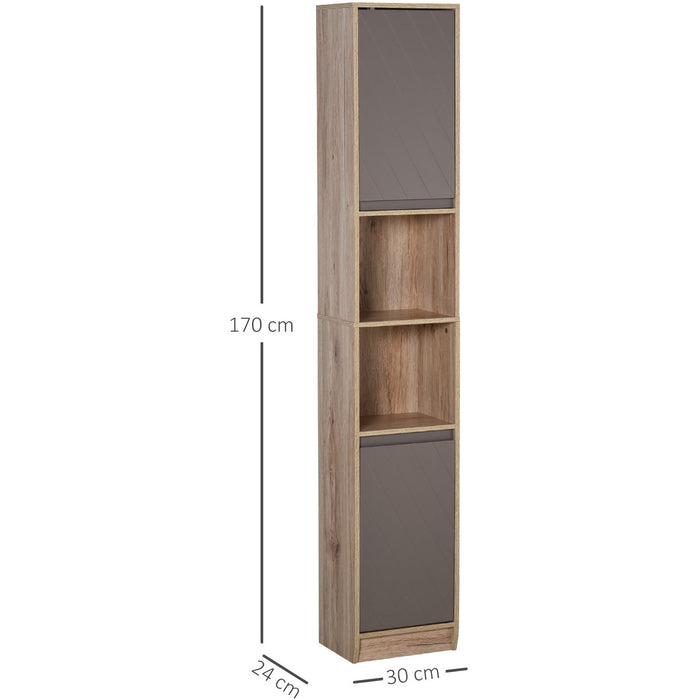 Tall Slim Bathroom Storage Unit