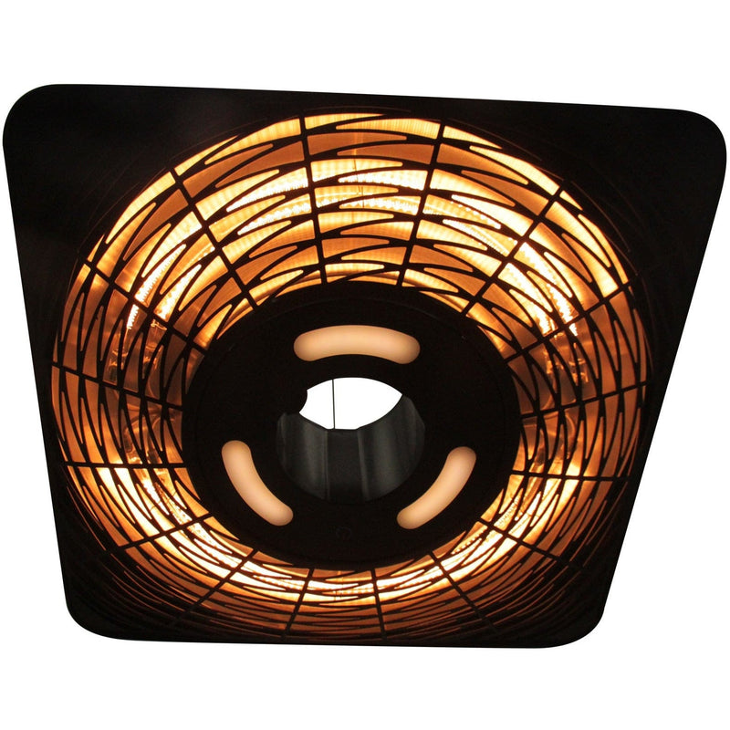 2000W Hanging Patio Heater - Remote, Halogen