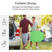 Folding Sun Lounger With Face Hole Outsunny