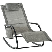 Rocking Garden Lounger Outsunny
