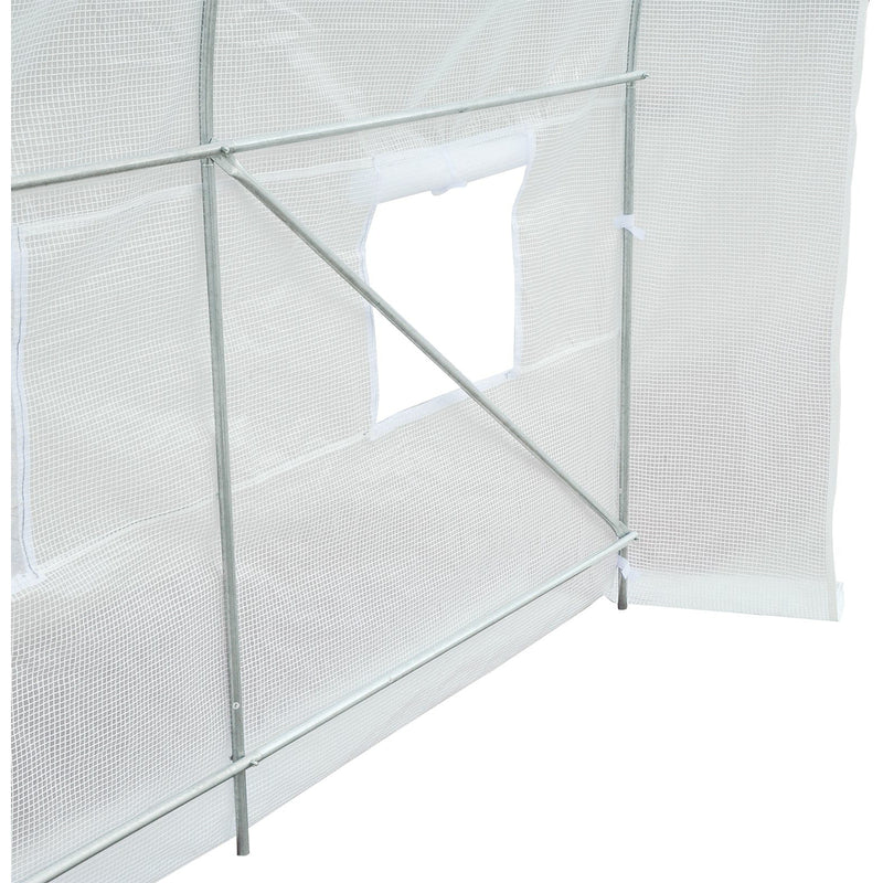 Large Tunnel Greenhouse, Steel Frame, Walk-in, 3.5x2x2m