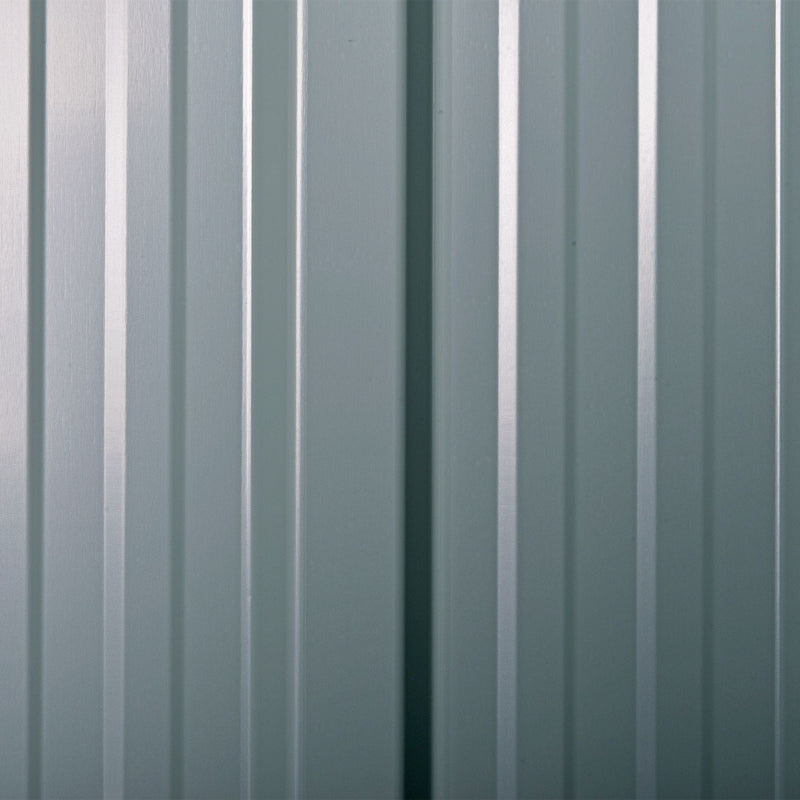 8x6 Metal Garden Shed, Apex Roof