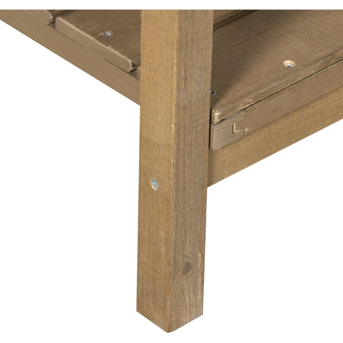 8-Box Raised Wooden Planter Box, 110x46x76 cm